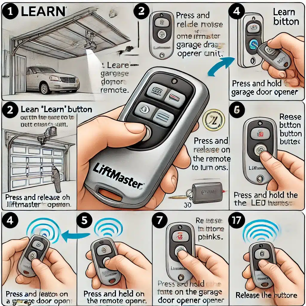 how to program liftmaster garage door remote